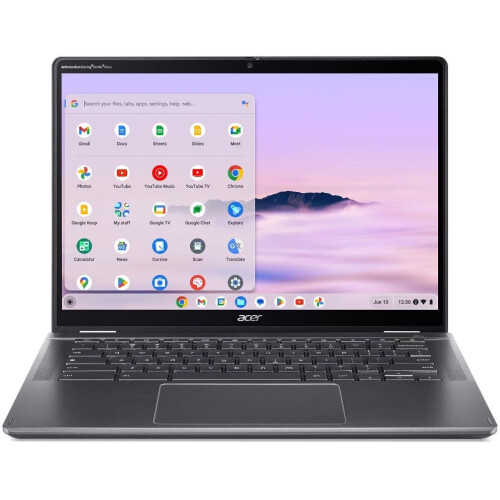Acer Chromebook Plus Spin 514 - 2-in-1 - Touchscreen 14" - 256GB opslag - 8GB RAM - Intel Core 3 100U
