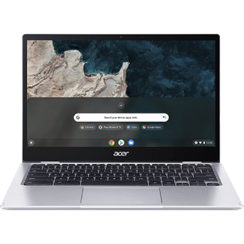ACER Chromebook Spin 513 CP513-1H-S62G - 13.3" FHD Touchscreen - Qualcomm Snapdragon 7c - Pure Silver - AZERTY