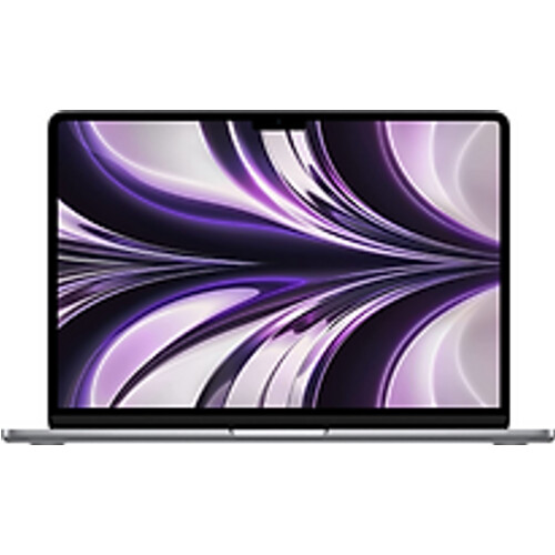 Apple MacBook Air 13.6 (Liquid True Tone Retina Display) M2 (8-Core GPU) 8 GB RAM 256 GB SSD [Mid 2022, Franse toetsenbordindeling, AZERTY] spacegrijs