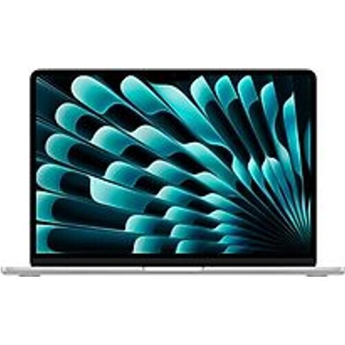 Apple MacBook Air 13.6 (Liquid True Tone Retina Display) M3 (8-Core CPU, 8-Core GPU) 8 GB RAM 256 GB SSD [Early 2024, Engelse toetsenbordindeling, QWERTY] zilver