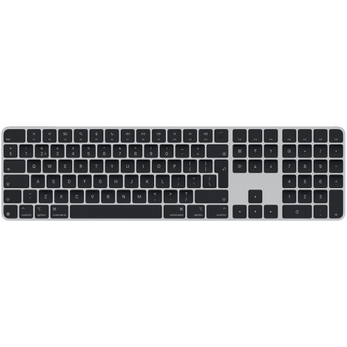 Apple Magic Keyboard - Draadloos toetsenbord met Touch ID en numeriek toetsenblok - QWERTY Nederlands - Zwart (2024)