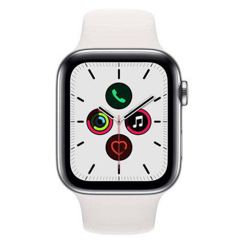 Apple Watch Series 5 44mm Stainless Steel Cellular (Simlockvrij) / SV