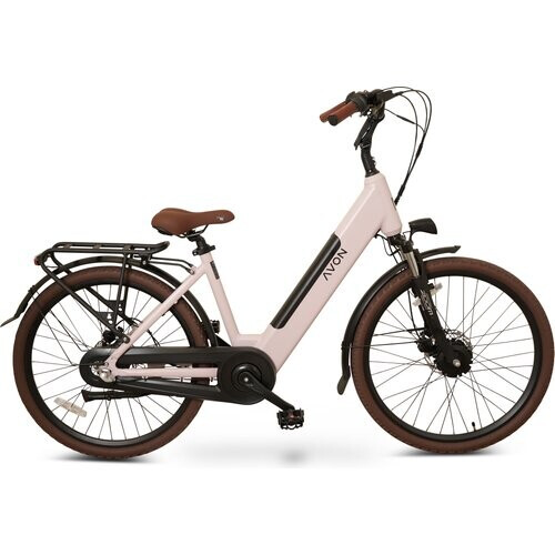 Avon Bx1 Elektrische Fiets 26 Inch – 250w Voorwielmotor 504wh Accu 90km Actieradius Hydraulische Schijfremmen Nexus 3-speed Kleurendisplay Lage Instap Dusty Rose