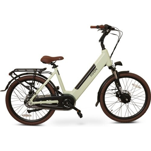 Avon Bx1 Elektrische Kinderfiets 24 Inch – 250w Voorwielmotor 504wh Accu 90km Actieradius Hydraulische Schijfremmen Nexus 3-speed Kleurendisplay Lage Instap Lichtgroen