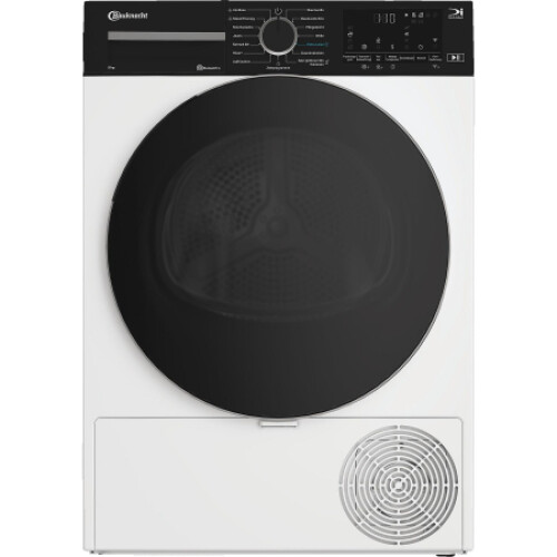 Bauknecht BT86BWB - Warmtepompdroger - 8 kg - 60 dB - Energieklasse B - Wit