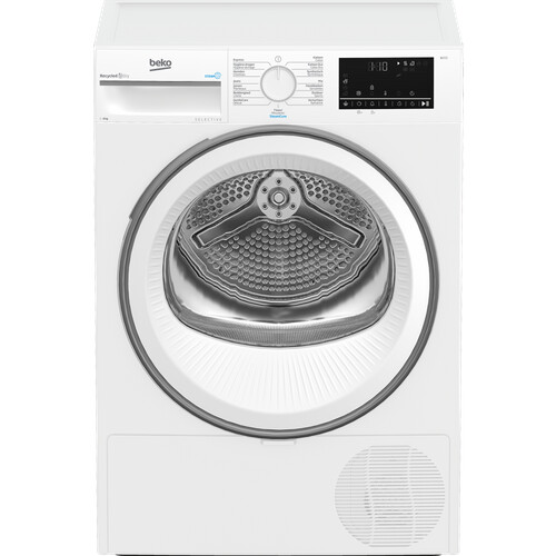 Beko B3t6823w2 - Warmtepompdroger - 8 Kg - 64 Db - Energieklasse D - Wit | Nieuw (outlet)