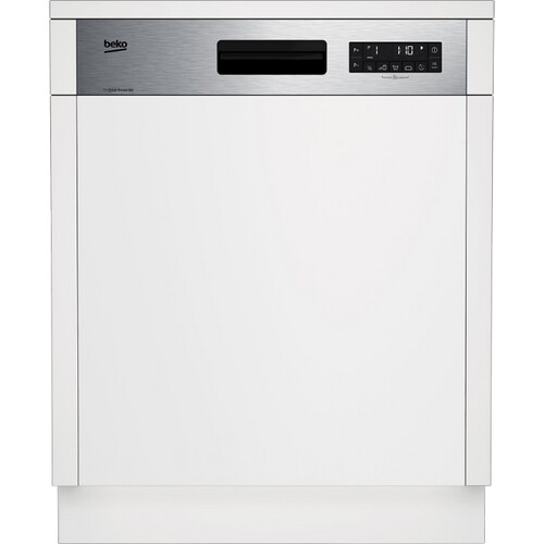 Beko Bdsn36451x Semi-geïntegreerde Half Inbouw Vaatwasser - Selfdry Functie - Traywash™ - Extra Dry - 14 Couverts - 60 Cm | Nieuw (outlet)