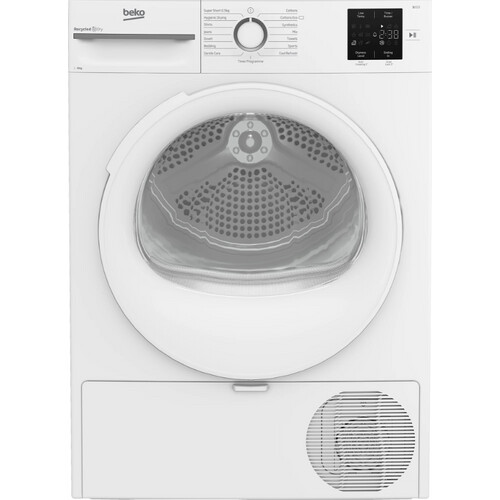 Beko Bm3t3922w - Warmtepompdroger - 9 Kg - 64 Db - Energieklasse A+ | Nieuw (outlet)