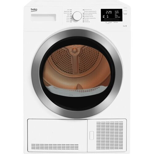 Beko Dcr93161w - Condensdroger - 9 Kg - Sensor Drying - 66 Db - Energieklasse B | Tweedehands (Refurbished)