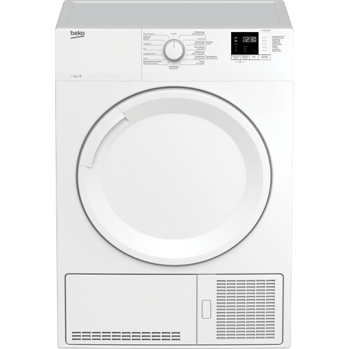 Beko Kc720301bx1 - Condensdroger - 7 Kg - Aquawave - 65 Db - Energieklasse G | Tweedehands (Refurbished)
