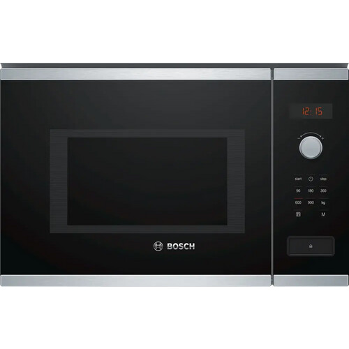 Bosch Bfl553ms0b Inbouw Magnetron - 25 Liter - Cleaning Assistance - 7 Automatische Programma_s - Led Display - 60 Cm | Nieuw (outlet)