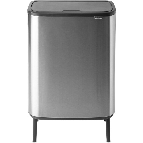 Brabantia Bo Touch Bin Hi - Prullenbak - 60 liter - Matt Steel Fingerprint Proof