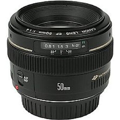 Canon EF 50 mm F1.4 USM 58 mm filter (geschikt voor Canon EF) zwart