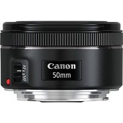 Canon EF 50 mm F1.8 STM 49 mm filter (geschikt voor Canon EF) zwart