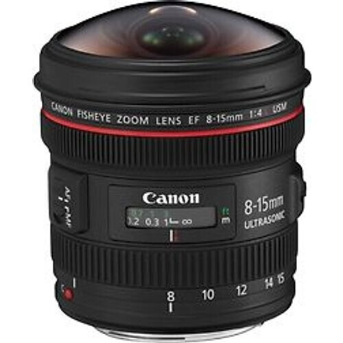 Canon EF 8-15 mm F4.0 L USM Fisheye (geschikt voor Canon EF) zwart
