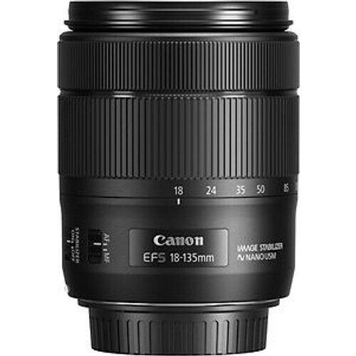 Canon EF-S 18-135 mm F3.5-5.6 IS Nano USM 67 mm filter (geschikt voor Canon EF-S) zwart