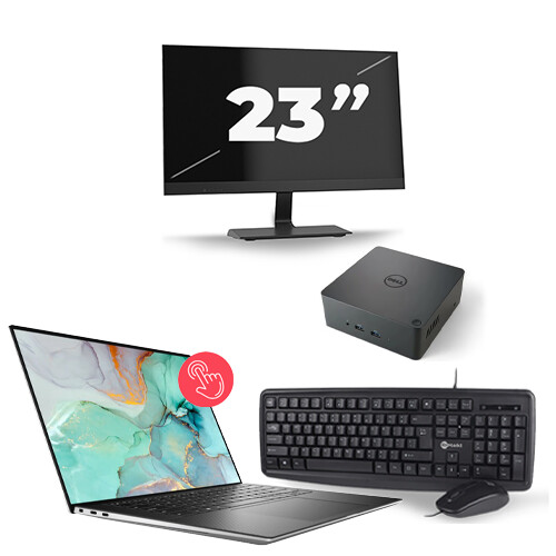 Dell Precision 5560 - Intel Core i7-11e Generatie - 15 inch - Touch - 16GB RAM - 256GB SSD - Windows 11 Home + 1x 23 inch Monitor