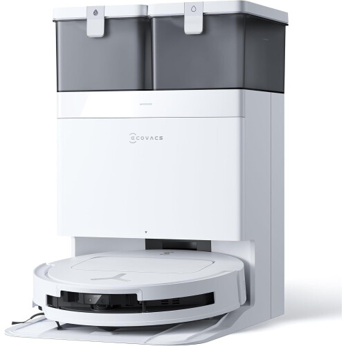 ECOVACS DEEBOT T50 OMNI - Robotstofzuiger - 2-in-1 zuigen en dweilen - Wit