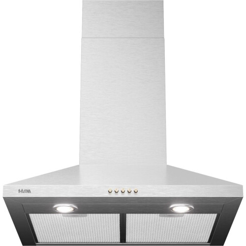 ETNA AP460RVS - Afzuigkap 60 cm - 3 snelheden - RVS