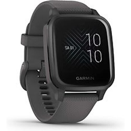 Garmin Venu Sq 40 mm grijs op siliconenbandje leisteen [wifi]