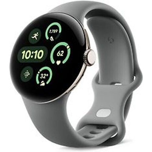 Google Pixel Watch 3 41 mm champagne goud op sportbandje hazelaar [wifi]