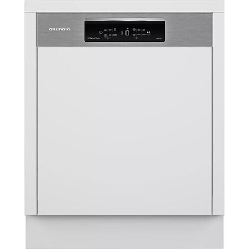 Grundig Gnsp4510xcw - Half Geïntegreerde Inbouwvaatwasser - 60 Cm - 14 Couverts - Besteklade - 42 Db - Energieklasse A | Nieuw (outlet)