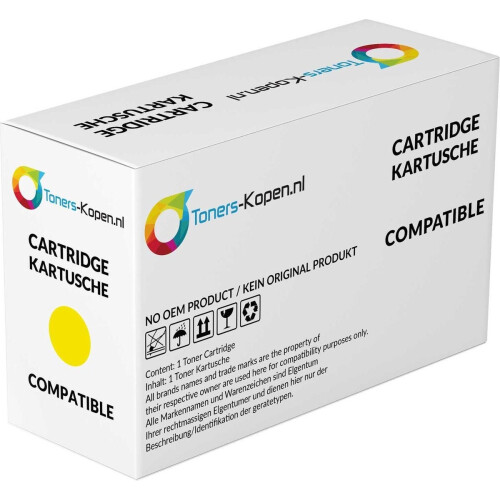 HP 502A Q6472A Toner Geel 4000pag - HP toner Huismerk Compatible - Color LaserJet 3600 3600DN 3600N 3600 Series - Q6472A Compatible Q6472A Alternatief - HP 502A - Remanufactured