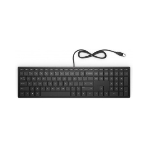 HP Pavilion 300 - Toetsenbord - QWERTY US International - Zwart