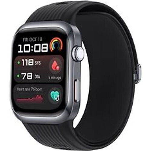 Huawei Watch D2 zwart met Fluoroelastomeer Band M/L zwart