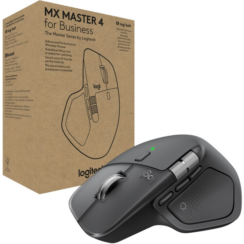 Logitech MX Master 4 - Draadloze muis - 8000dpi laser - Zwart