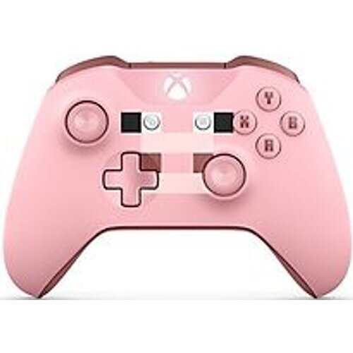 Microsoft Xbox One S Wireless Controller [Special Minecraft Edition] pink