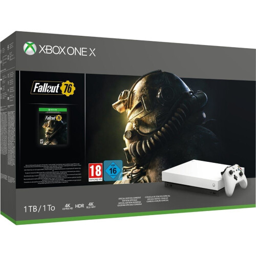 Microsoft Xbox One X - Console bundel - Fallout 76 - Robot White Special Edition
