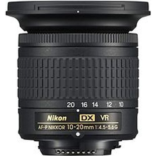 Nikon AF-P DX 10-20 mm F4.5-5.6 G VR 72 mm filter (geschikt voor Nikon F) zwart
