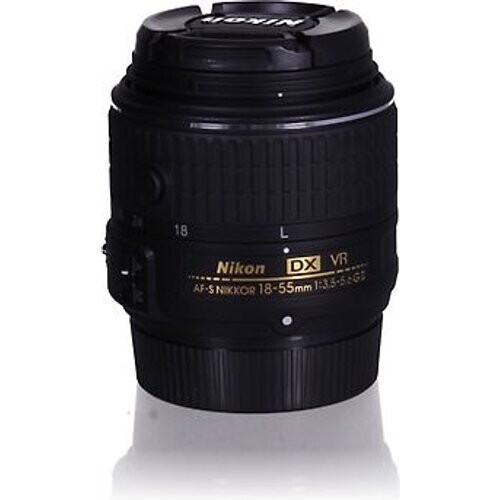 Nikon AF-S DX NIKKOR 18-55 mm F3.5-5.6 G VR II 52 mm filter (geschikt voor Nikon F) zwart