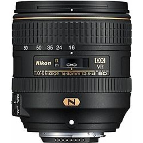 Nikon AF-S NIKKOR 16-80 mm F2.8-4.0E ED VR 72 mm filter (geschikt voor Nikon F) zwart