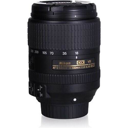 Nikon AF-S NIKKOR 18-300 mm F3.5-6.3 ED G VR DX 67 mm filter (geschikt voor Nikon F) zwart