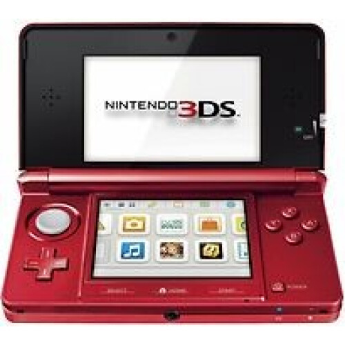 Nintendo 3DS metallic rood