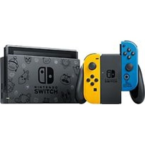 Nintendo Switch 32 GB [Fortnite speciale editie incl. controller geel/blauw, zonder software] zwart