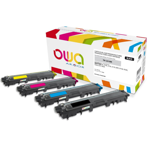 OWA toner BROTHER TN-245M, TN-246M - Refurbished Brother toner - Magenta - 2.200 Pagina's - TN245M, TN246M, TN245, TN246