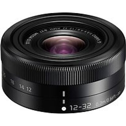 Panasonic Lumix G VARIO 12-32 mm F3.5-5.6 ASPH. O.I.S. 37 mm filter (geschikt voor Micro Four Thirds) zwart