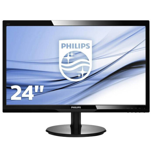 Philips 246V5LSB - 24 inch - 1920x1080 - DVI - VGA - Zwart