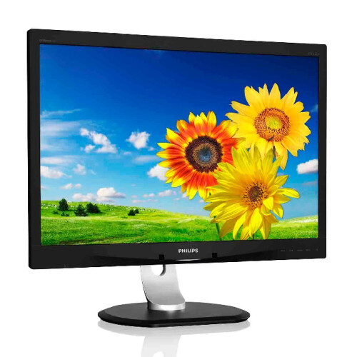 Philips Brilliance 240P4QPYEB - 24 inch - 1920x1200 - DP - DVI - VGA - Zwart