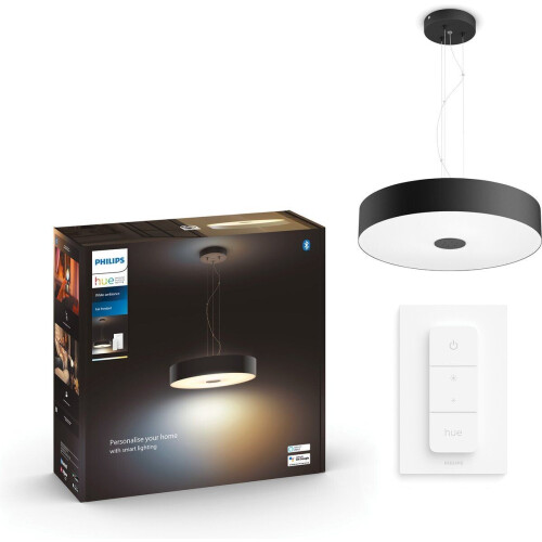 Philips Hue Fair - Hanglamp - Dimbaar warm tot koelwit licht - Zwart