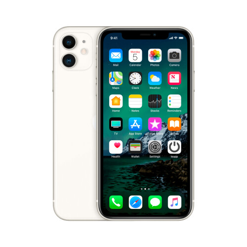 Refurbished iPhone 11 256 GB Wit Als nieuw + Nieuwe batterij