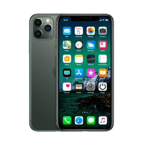 Refurbished iPhone 11 Pro Max 64 GB Groen Als nieuw + Nieuwe batterij