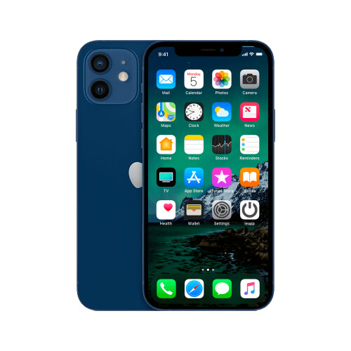 Refurbished iPhone 12 256 GB Blauw Licht gebruikt
