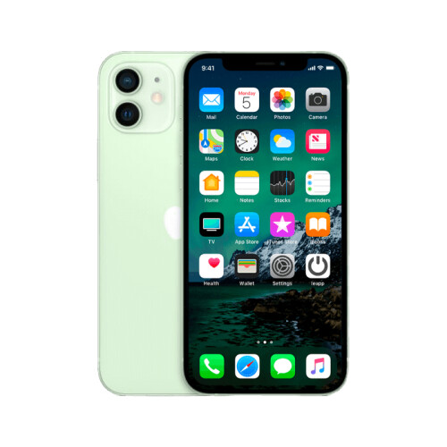 Refurbished iPhone 12 256 GB Groen Als nieuw + Nieuwe batterij