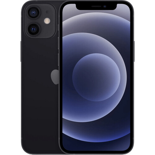 Refurbished iPhone 12 mini 64GB Zwart (Licht gebruikt)