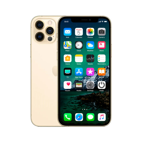 Refurbished iPhone 12 Pro 128 GB Goud Als nieuw + Nieuwe batterij