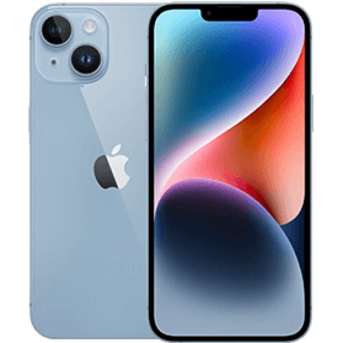 Refurbished iPhone 14 128 GB Blauw Gebruikt